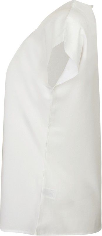 Frauen Plissee Neck Top