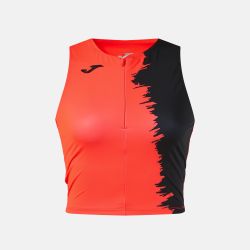 Top Picasho Coral Fluor Negro