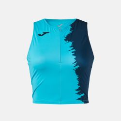 Top Picasho Turquesa Flúor Dark Navy