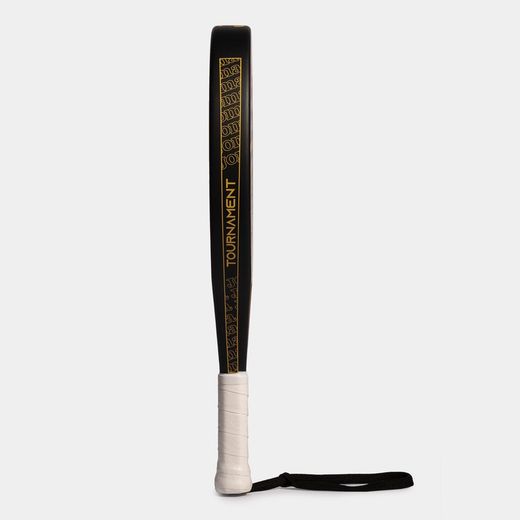 Tournament Paddle Racket Black Gold Red