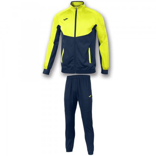 Tuta Essential Micro Blu Navy-Giallo Fluo