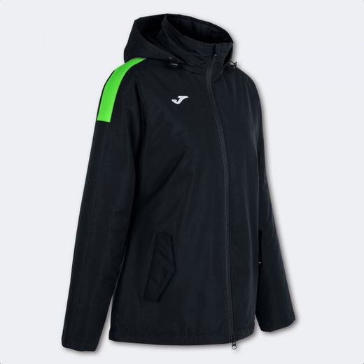 Anorak Trivor Noir Vert Fluo