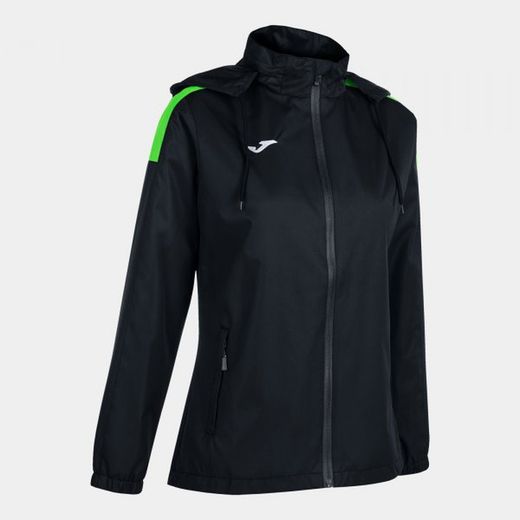 Trivor Raincoat Black Fluor Green