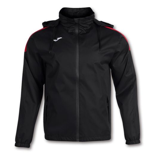 Trivor Raincoat Black Red