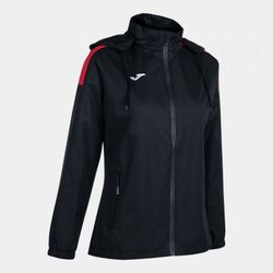Trivor Raincoat Black Red