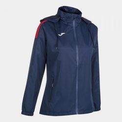 Trivor Raincoat Navy Red