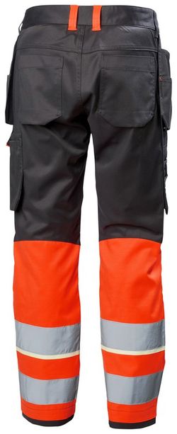 Uc-Me Cons Pant Cl1 Helly Hansen Hi Vis Red/Ebony