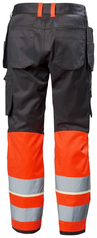 Uc-Me Cons Pant Cl1 Helly Hansen Hi Vis Red/Ebony
