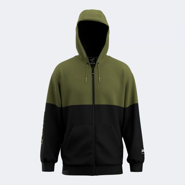 Urban Street Zip-Up Hoodie Green 2XL