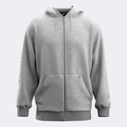 Urban Street Zip-Up Hoodie Melange Gray