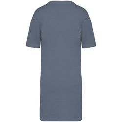 Umweltfreundliches ausgewaschenes Damen-T-Shirt-Kleid