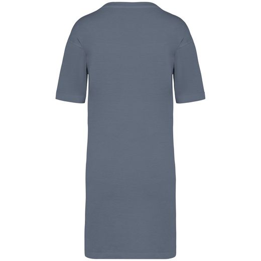 Umweltfreundliches ausgewaschenes Damen-T-Shirt-Kleid