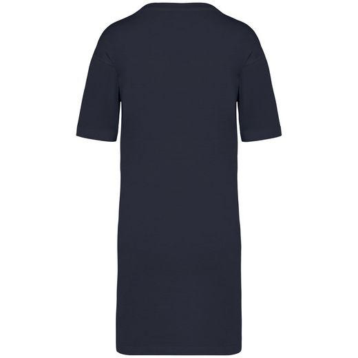 Umweltfreundliches ausgewaschenes Damen-T-Shirt-Kleid