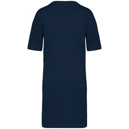 Umweltfreundliches ausgewaschenes Damen-T-Shirt-Kleid