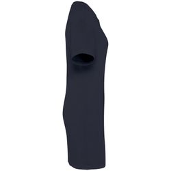 Umweltfreundliches ausgewaschenes Damen-T-Shirt-Kleid