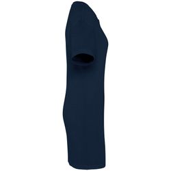 Umweltfreundliches ausgewaschenes Damen-T-Shirt-Kleid