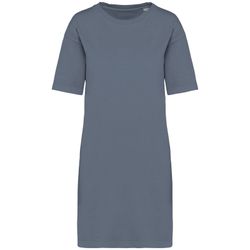Umweltfreundliches ausgewaschenes Damen-T-Shirt-Kleid
