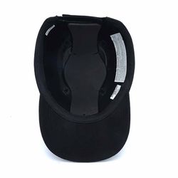 VISERA-CASCO deportiva de algodón, negra EN812