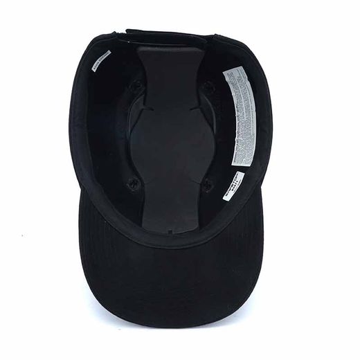 VISERA-CASCO deportiva de algodón, negra EN812