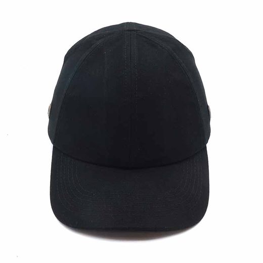 VISERA-CASCO deportiva de algodón, negra EN812