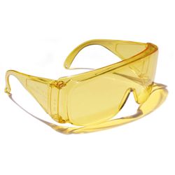 VISITOR, gafa universal ocular ámbar, 1F