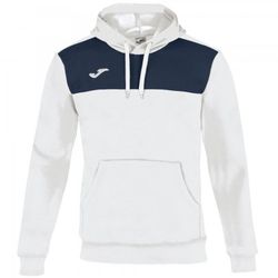 Winner Hoodie Sweatshirt White-Dark Navy