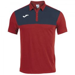 Winner Polo Red-Dark Navy S/S