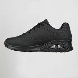 Skechers Work Relaxed Fit: Uno SR - Sutal – Zapatillas de trabajo antideslizantes para hombre