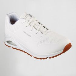 Skechers Work Relaxed Fit: Uno SR - Sutal – Zapatillas de trabajo antideslizantes para hombre