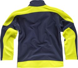 Workshell  alta visibilidad Marino / Amarillo