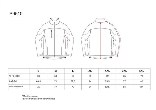 Workshell  alta visibilidad Marino / Amarillo