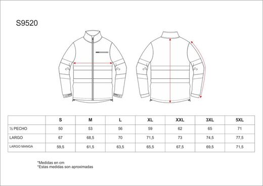 Workshell kombiniert mit reflektierenden Bändern Navy Orange AV