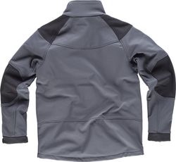Workshell combinado con detalles reflectantes Gris / Negro