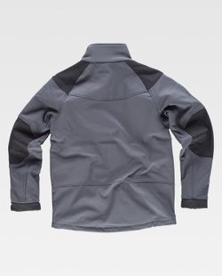 Workshell combinado con detalles reflectantes Gris / Negro