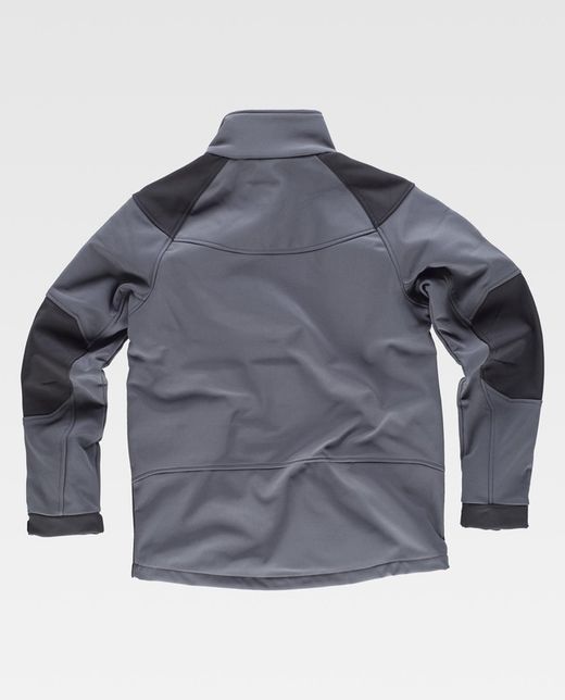 Workshell combinado con detalles reflectantes Gris / Negro