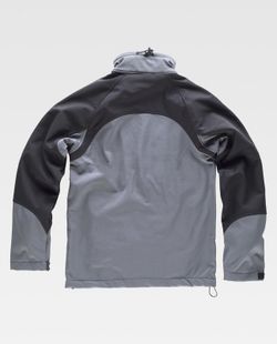 Workshell combinado Gris Negro
