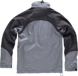 Workshell combinado Gris Negro