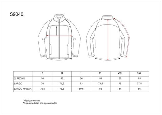 Guscio da lavoro combinato nero rosso