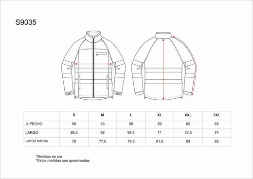 Workshell con 2 cintas reflectantes Rojo