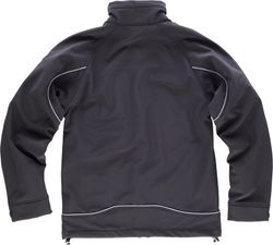 Arbeitsschale mit reflektierender Schnürung Schwarz