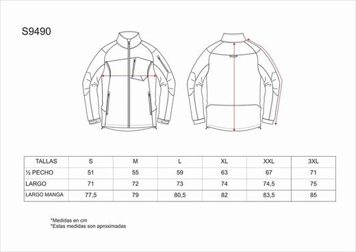 Workshell with reflective details, one chest pocket, sleeve and two sides Black