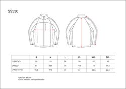 Workshell de alta visibilidad con una cinta reflectante en mangas Amarillo A.V.