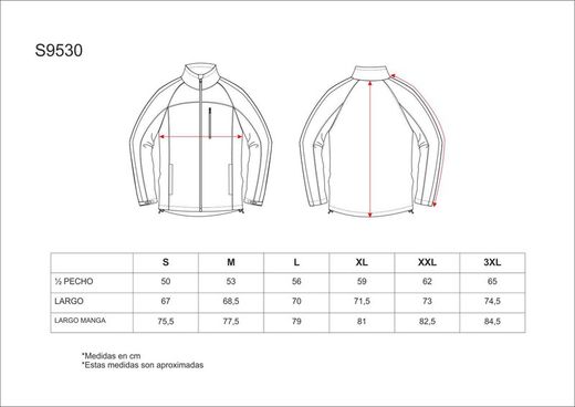 Workshell de alta visibilidad con una cinta reflectante en mangas Amarillo A.V.