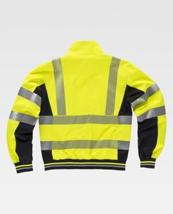 Workshell de color Amarillo A.V.+Negro