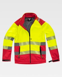 Workshell de color Amarillo A.V.+Rojo | Fluor