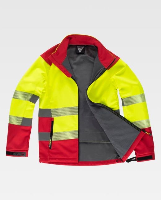 Workshell de color Amarillo A.V.+Rojo | Fluor