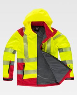 Workshell de color Amarillo A.V.+Rojo | Fluor
