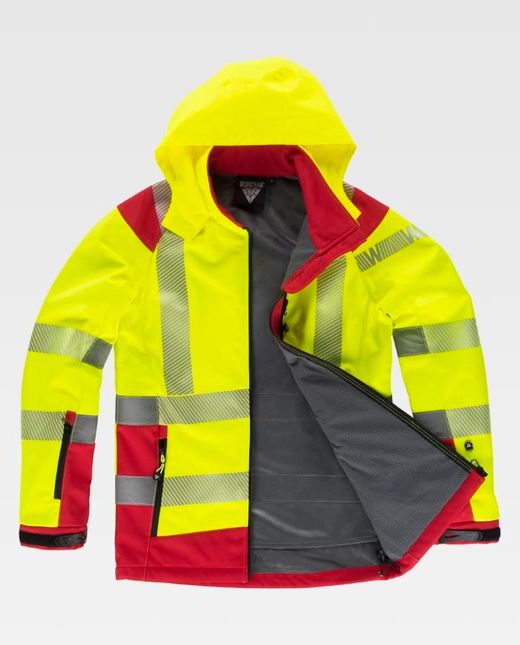 Workshell de color Amarillo A.V.+Rojo | Fluor