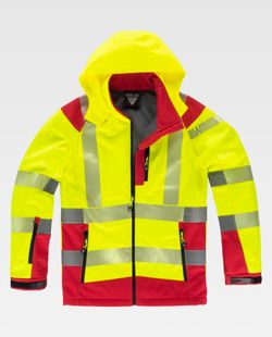 Workshell de color Amarillo A.V.+Rojo | Fluor
