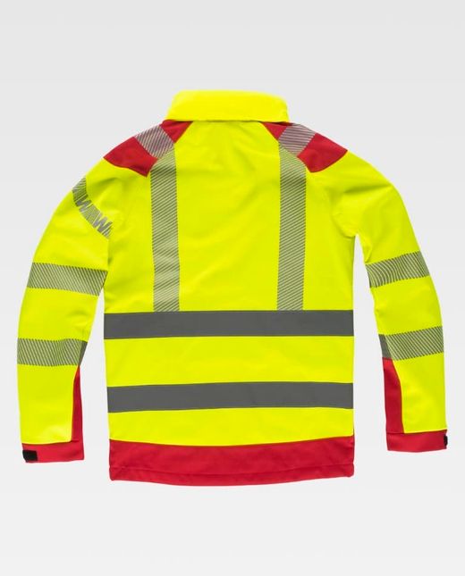Workshell de color Amarillo A.V.+Rojo | Fluor